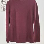 Hilary Radley Women's  2fer Heather Wine Size Medium Sweater  Photo 7