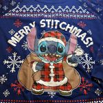 Disney Stitch ugly Christmas sweater light up xl Photo 1