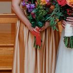 Gold Bridesmaid Dress Size 8 Photo 4