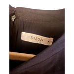 DISSH Short Sleeve Black Linen Maxi Dress Sz. 14 Photo 2