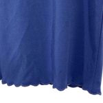 Ann Taylor Blue Purple Sleeveless Knit Scallop Hem Tank Top Size Small Stretch Photo 2