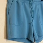 Mondetta  Women’s Midweight Ribbed Scuba‎ Shorts Adriatic Blue Size XL Photo 2