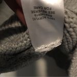 Open Back Cropped Oversized sweater with holes on upper sleeves! Gray Size M Photo 4