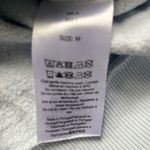 Ganni Light Blue Yellow Flower Long Puff Sleeves Backless Tie Sweatshirt Size M Photo 5