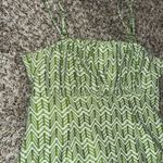 Speechless  Cute Green Geometric Sundress Dress Photo 2