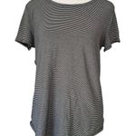 Lululemon black & white striped short-sleeve t-shirt Photo 0