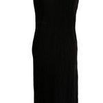 Pixie Market Textured Crepe Black Casual Shift Dress Size Small Photo 0