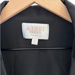 Francesca's Audrey Parks Black Faux Wrap Mini Dress S Photo 3