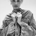 We The Free 🌈NWT - FREE PEOPLE Dia Denim Moto Jacket Size XL Photo 7