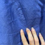 Cute vintage 90’s periwinkle linen blend square neck sheath mini dress Blue Size L Photo 11