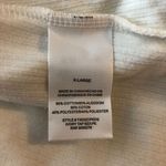 Thread & Supply Womens Rib Knit Polo Shirt Oversized Colorblock Ivory XL Photo 4