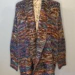 Cartise wool mohair blend open front shawl collar cardigan sweater S Photo 0