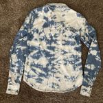 American Eagle  Outfitters Blue and White Denim Shirt Photo 6