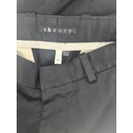 Theory ‎ Dress Pants Women 30 Black Cotton Blend Slacks Robby Quest Photo 2