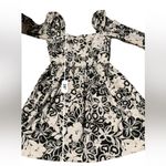 Cara Cara Hart Floral Print Black & White Half Sleeve A Photo 12