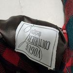 Vintage Vogue Couturier Design 60s red green plaid wool blazer size 8 Photo 6