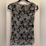 CAbi  Black and White Cowl Neck Sleeveless "Tango" Top #3057 Photo 3