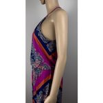 Roz & Ali Maxi Dress Empire Waist Key Hole High Neckline Women's Size 6 Photo 6