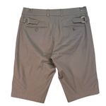 Vince Taupe Stretch Bermuda Shorts Adjustable Waist Tab Minimalist Size 4 Photo 1