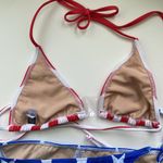 NWOT Forplay sexy Stars and Stripes string bikini, size large Photo 2