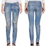 indigo. FAITH CONNEXION DESTROYED SLIM JEAN 26 NEW Photo 1