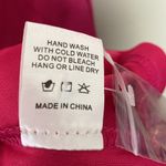 Aura  Tiered Maxi Dress Cut Out Long Sleeve Chiffon Hot Pink Size S Photo 13