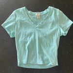 Bozzolo Cropped Vneck Tee Photo 0