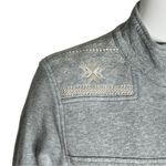 Vineyard Vines Shirt Womens Small Gray White Shep Embroidered Fair Isle Preppy Photo 5