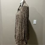 Avenue animal print long sleeve button up shirt Brown Size undefined Photo 3