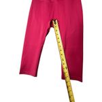 Gymshark Leggings Womens Med Pink/Red High Rise 3/4 Capri Athletic Yoga Workout Photo 6