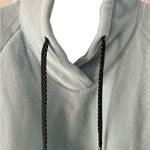 Marc Cain Sport Color block Pullover Women’s Mock Neck Fleece Sweater N6/US 14 Blue Photo 9