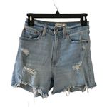 Abercrombie & Fitch  High Rise 4” Short Curve Love 24 00 Cut Off Demin Jean EUC Photo 0
