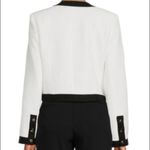 Karl Lagerfeld  White and Black Women's Blazer Photo 1