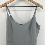 Lulus Women L Stylize Flounce Hem Mini Dress Slate Blue Grey Cocktail Wedding Photo 1