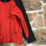 Patagonia Red/Black Two Tone Zip Up Coat Jacket Windshield Jacket Photo 2