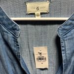 Lou & grey NWT Chambray Lyocell & Linen Blend relaxed fit shift dress sz medium Photo 3