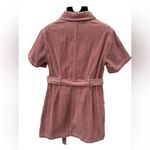 Topshop -  Pink Corduroy Short Sleeve mini dress Photo 2