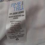 TT 2X Sailor Striped Grommet Mid Rise Bikini Swim Bottoms New Plus Blue Photo 4