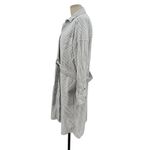 Everlane The Oxford Shirt Dress Striped White & Grey Button Down Size Small Photo 8