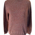 Alfred Dunner Petite PS burgundy brown long sleeve mock neck sweater Photo 0