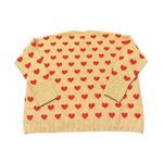 Vince Camuto NWT Womens L Sweater Camel Heart Valentines Day Love Cozy Photo 2
