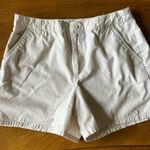 ❤️ Northcrest 100 percent cotton white cream jean shorts Tan Size 14 Photo 0