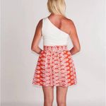 CK Bradley Summer Top‎ One Shoulder White Tank NWT Sz M $128 Size M Photo 1