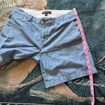 Banana Republic  Women’s Blue High Waist Cotton Flat Front Shorts Size 2 Summer Photo 10