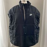 Nike Sportswear Black Puffer Vest Therma-Fit Oversized FB7679-010 Women's M Photo 2