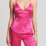 SER.O.YA NYC Rachel Silk Top Fuschia Purple Photo 2