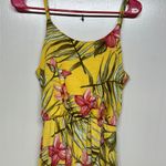 NAIF Anthropology Yellow Pink Maxi Sundress Resort Wear Size M Photo 9