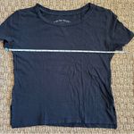 Aeropostale Women's Black T-Shirt  t shirt women xs black OG Tee Perfect Crew Photo 6