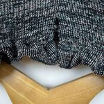 Ganni Anthropologie Ruffle Neck Sleeveless Pleated Dress Sz L Gray Office Career Photo 3