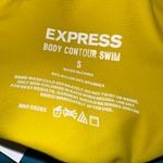 EXPRESS ‎ Body Contour Swim Floral Yellow String Triangle Bikini Top NWT Size S Photo 7